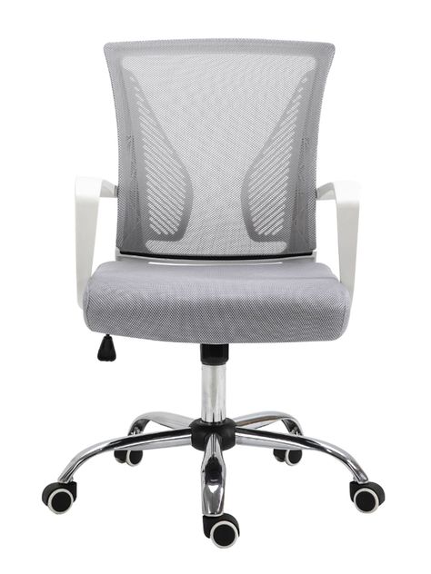 Silla de Escritorio Ergonómica Top Living Burdeos Gris-5