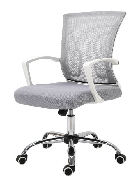 Silla de Escritorio Ergonómica Top Living Burdeos Gris-6