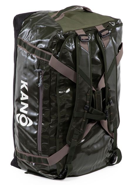 Bolso Mochila Impermeable Verde Kano Outdoor 80L Plegable-5