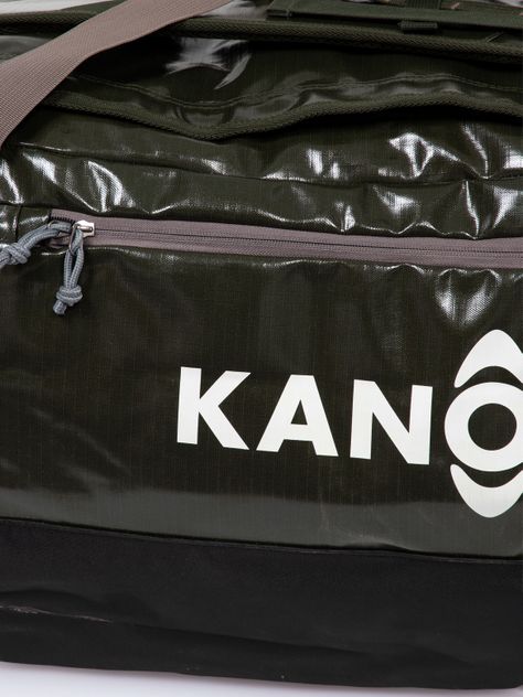 Bolso Mochila Impermeable Verde Kano Outdoor 80L Plegable-8