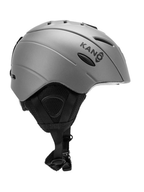 Casco De Ski y Snowboard Kano Patrol Gris Ajustable-0