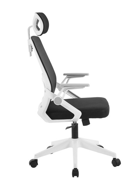 Silla de Escritorio con Cabezal Ergonomus Doha Blanco-7