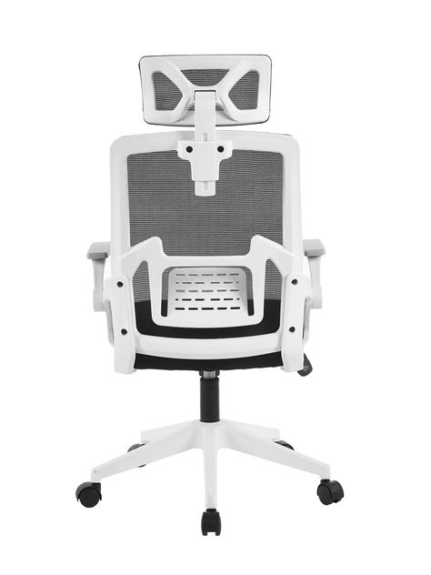 Silla de Escritorio con Cabezal Ergonomus Doha Blanco-8