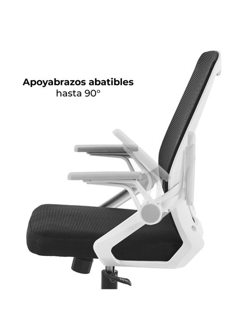 Silla de Escritorio Ergonomus Kobe Blanco Ergonómica-2