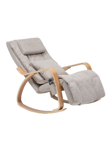 Silla Masajeadora Mecedora de Madera Relan-0