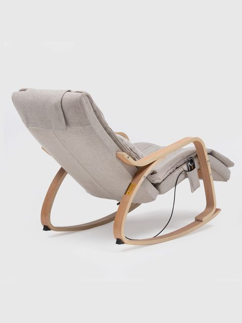 Silla Masajeadora Mecedora de Madera Relan-8