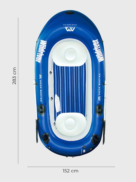 Bote Inflable Aqua Marina Wildriver con Remos 2.83 mts-2