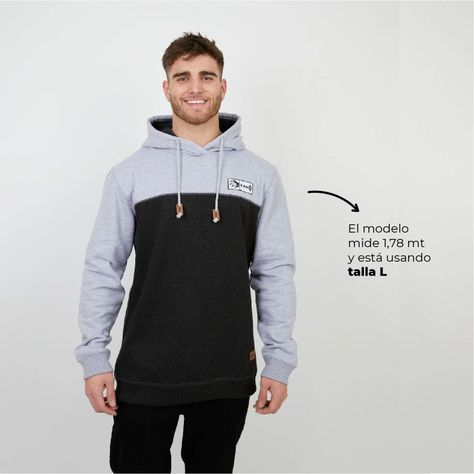 Polerón Gris / Ropa Kano / Poleron con gorro-0