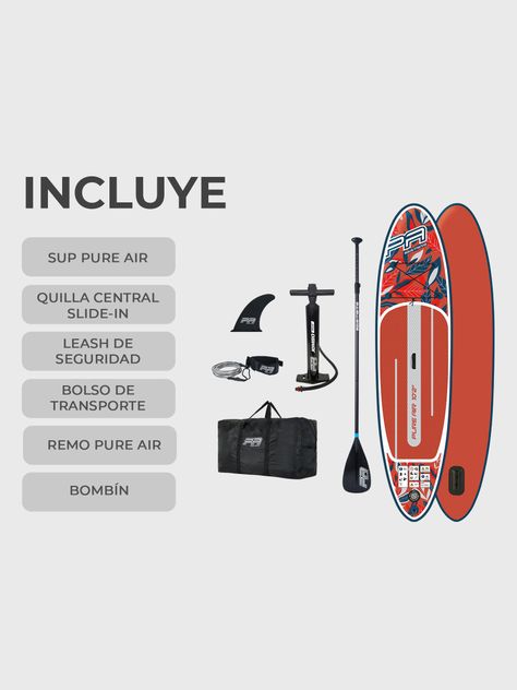 Stand Up Paddle Inflable Aqua Marina Pure Air Tabla de SUP-8
