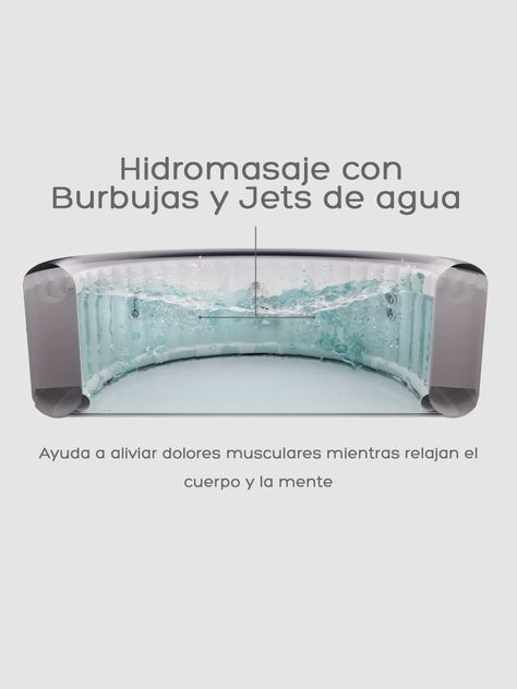 Hot Tub Inflable Spa Carlton Muse Jets Para 6 Personas MSpa-6