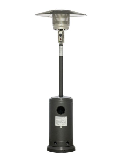 Estufa Calefactor Exterior Silver Para Patio Terraza Relan-0