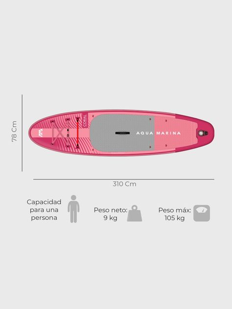 Stand Up Paddle SUP Inflable Coral Aqua Marina-2