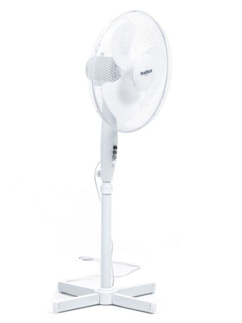 Ventilador de Pedestal Halten Blanco 3 Aspas 16" Silencioso-5