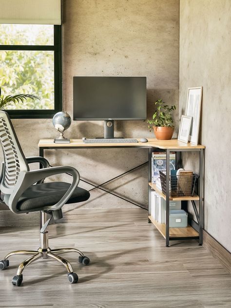 Escritorio con Estantes Top Living Desk 12 Industrial-1