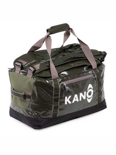 Bolso Mochila Impermeable Verde Kano Outdoor 40L Plegable-0