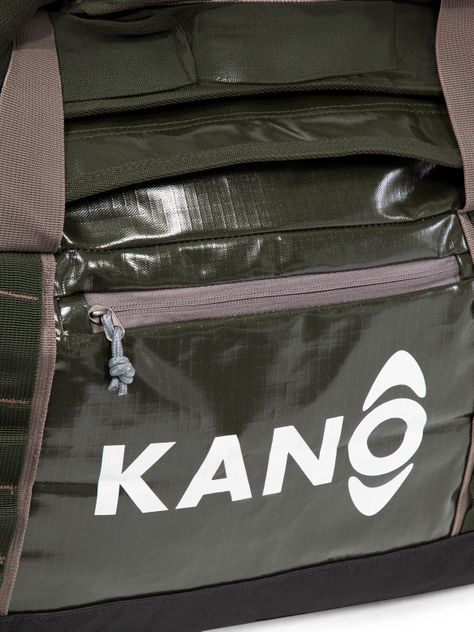 Bolso Mochila Impermeable Verde Kano Outdoor 40L Plegable-8
