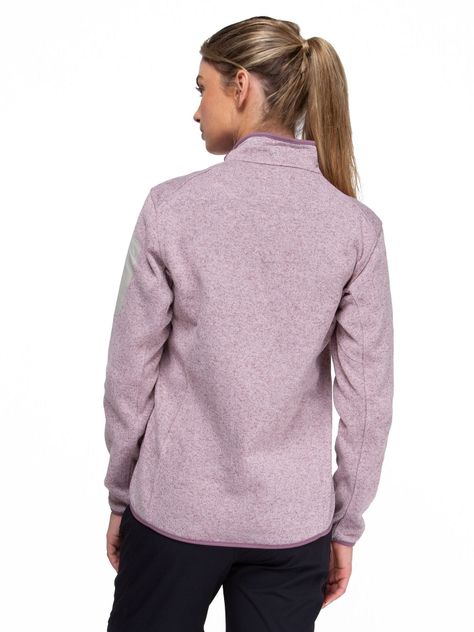 Chaqueta Polar Blend Mujer Kano Notro Lila con Bolsillos-6