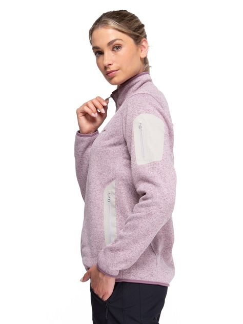 Chaqueta Polar Blend Mujer Kano Notro Lila con Bolsillos-9