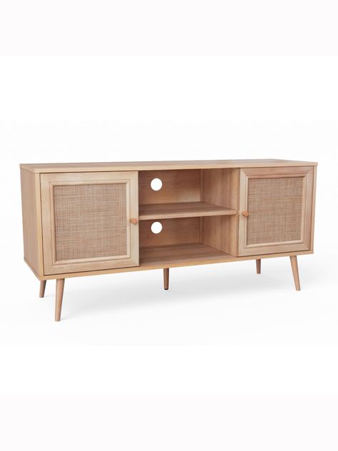 Rack de Tv de Ratán Top Living Bombai con Puertas-0