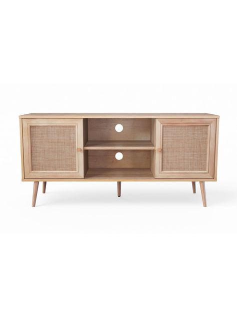 Rack de Tv de Ratán Top Living Bombai con Puertas-5