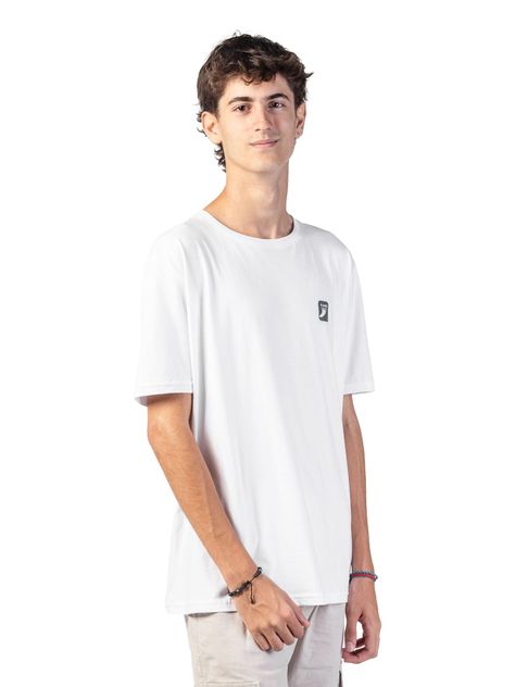 Polera Manga Corta Kano Ritoque 100% Algodón Orgánico Blanco-6