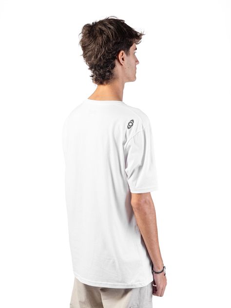 Polera Manga Corta Kano Ritoque 100% Algodón Orgánico Blanco-7