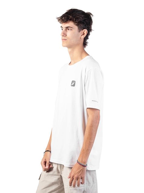 Polera Manga Corta Kano Ritoque 100% Algodón Orgánico Blanco-8