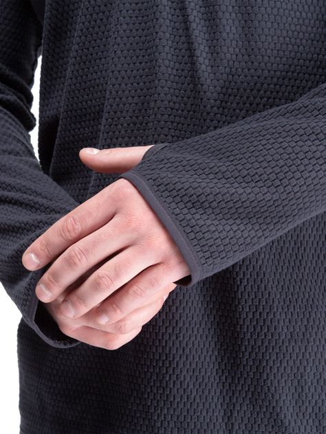 Poleron Hombre Nano Fleece Gris Kano Tineo Deportivo-6