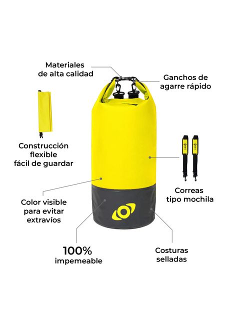 Bolso Seco Kano Tolten Impermeable Liviano 30 LT-3