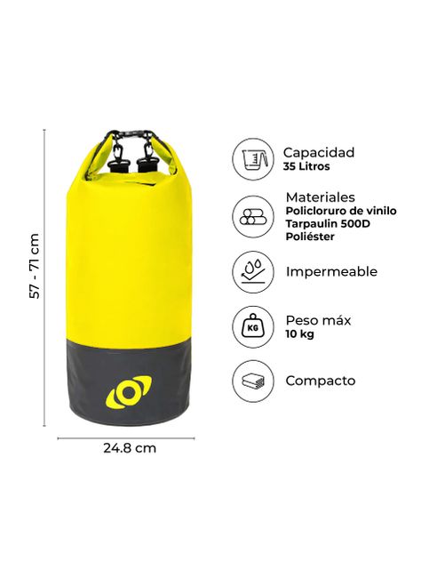 Bolso Seco Kano Tolten Impermeable Liviano 30 LT-1
