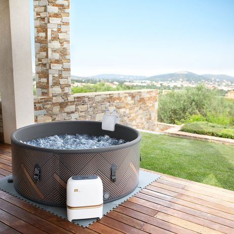 Set 2 Posa Vasos y Apoya Cabezas para Hot Tub Mono-3