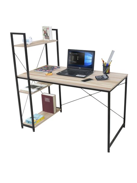 Escritorio Estilo Industrial Relan Estantería Lateral Desk 4-3