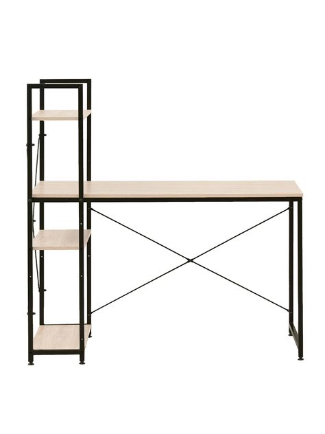 Escritorio Estilo Industrial Relan Estantería Lateral Desk 4-5