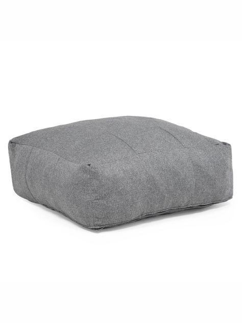 Sillón Pouf Seccional Gris / Pouf Sala de Estar Relan-8