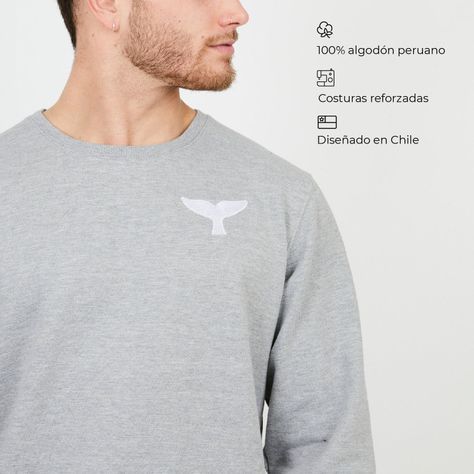 Polerón Aleta / Ropa Kano / Poleron Gris-1