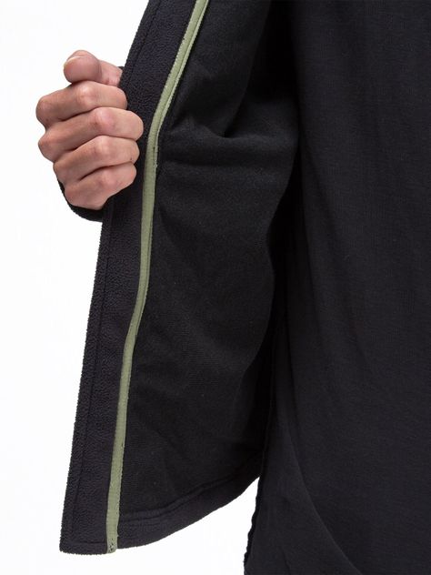 Poleron Polar Hombre Kano Canelo Negro Chaqueta de Polar-5
