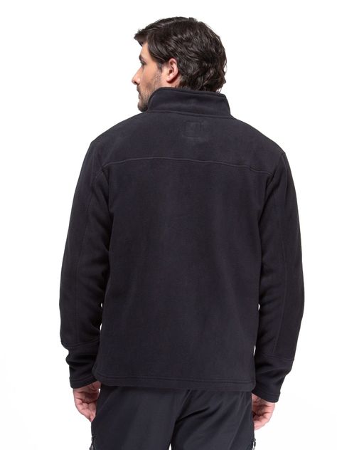 Poleron Polar Hombre Kano Canelo Negro Chaqueta de Polar-6
