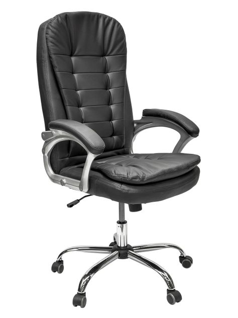 Silla de Escritorio Top Living Vernier Cuero Reclinable-0
