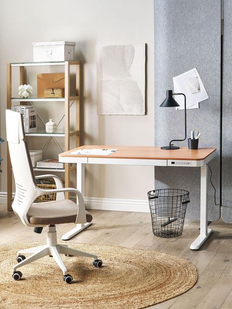 Escritorio Eléctrico Oak Pro Top Living Standing Desk-9