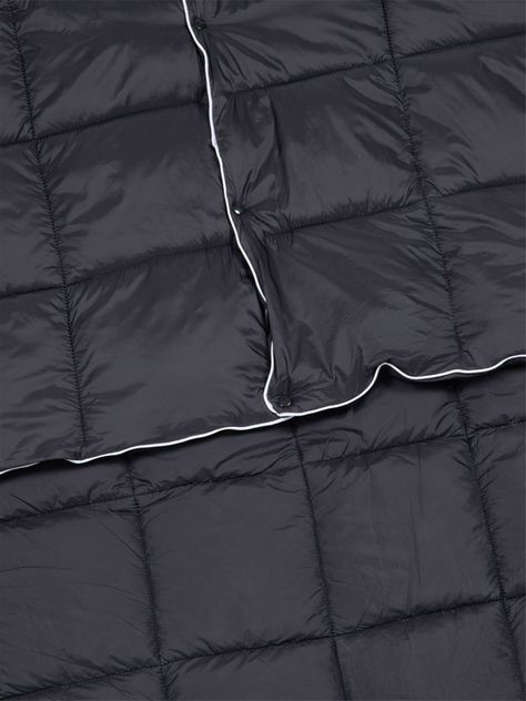 Manta Térmica Camping Kano con Botones Tipo Poncho Negro-7