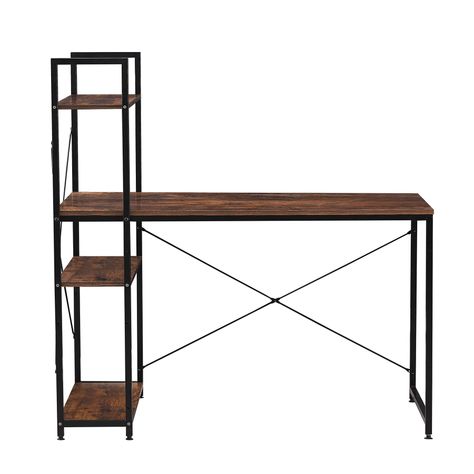 Escritorio Estilo Industrial Relan Estantería Lateral Desk 4-0