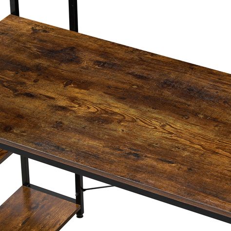 Escritorio Estilo Industrial Relan Estantería Lateral Desk 4-7