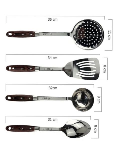 SET 4 UTENSILIOS DE COCINA ELEGANTE RANTY-1