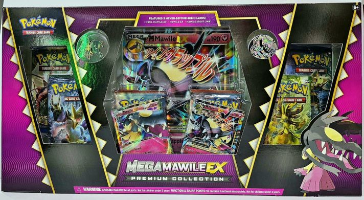 Pokemon Cartas Mega Mawile Premium Collection Box-0