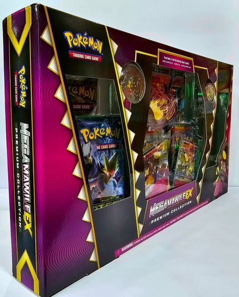Pokemon Cartas Mega Mawile Premium Collection Box-1