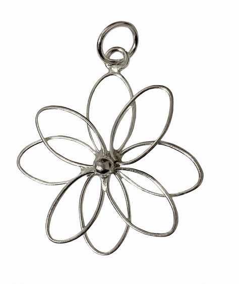 Colgante plata 925 flor-0