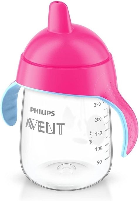 Vaso Avent antiderrame 340 ml Rosado -2
