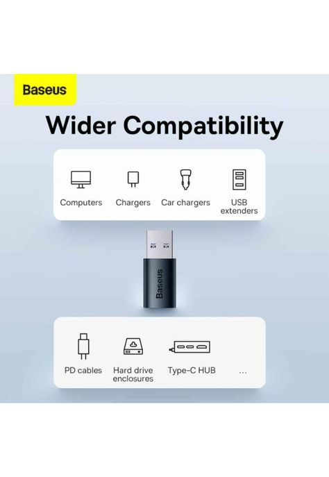 Adaptador Usb-c Hembra A Usb-a 3.1 Macho Baseus-7