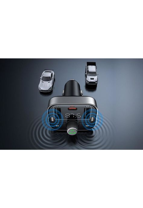 Transmisor Para Auto Fm Baseus S-09 Pro Bt 5.3 Manos Libres-5