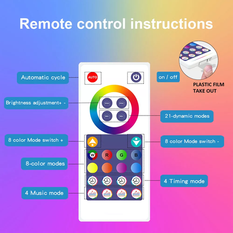 Cinta Neón Led Flexible Wifi y Bluetooth RGB 5mts 24W IP67 Compatible con Alexa y Google-7
